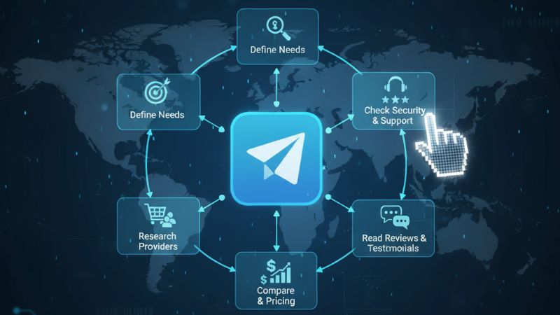How can I choose the right SMM panel for a Telegram provider for my business?
