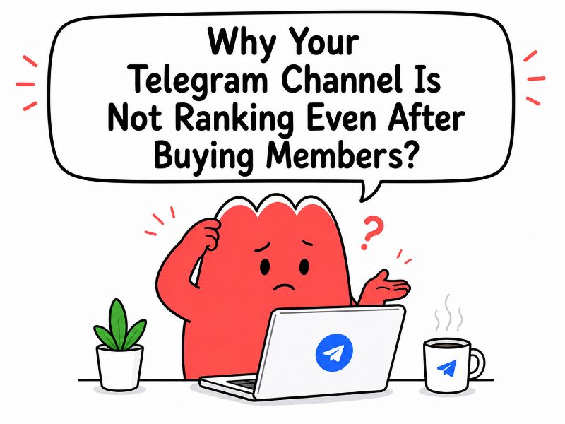 Why Your Telegram Channel Is Not Ranking Even After Buying Members?