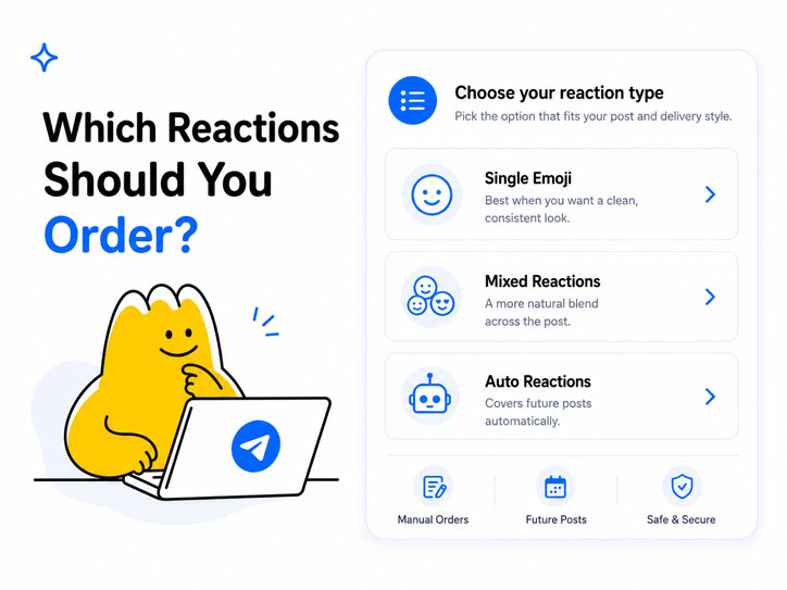 Telegram reaction guide