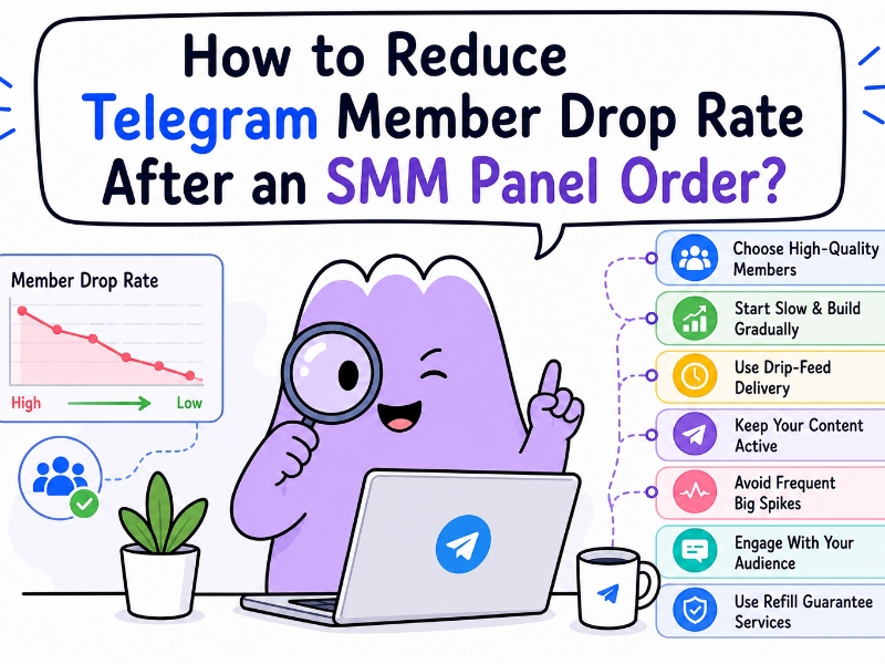 How to Reduce Telegram Member Drop Rate After an SMM Panel Order?