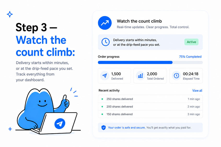 Watch Telegram share count climb