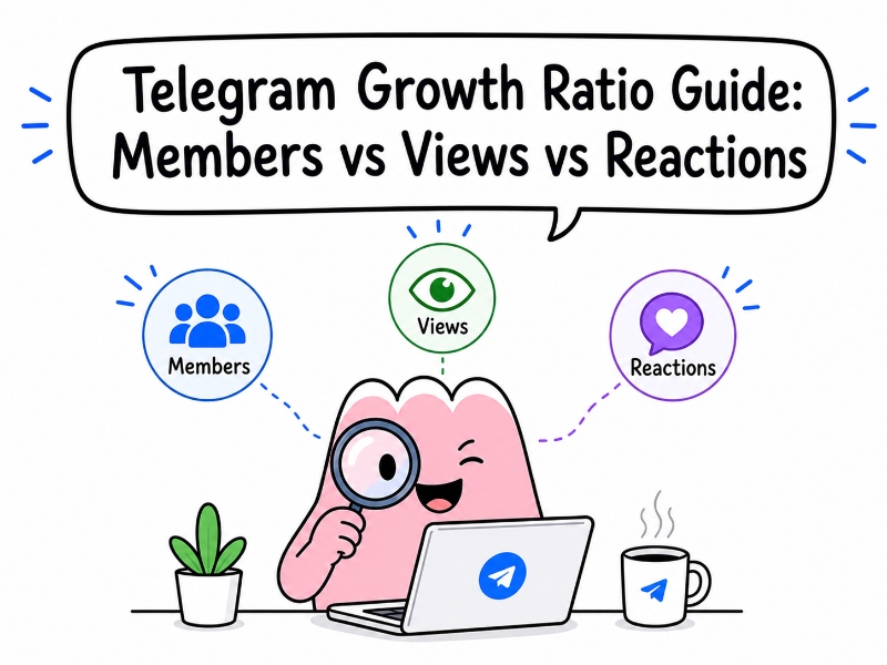 Telegram Growth Ratio Guide: Members vs Views vs Reactions