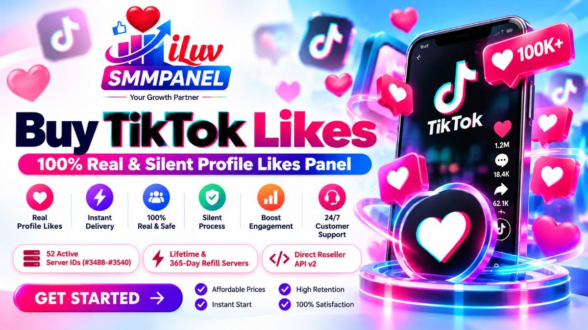 Buy TikTok Likes SMM Panel - Non-Drop Real & Silent Profile Likes
