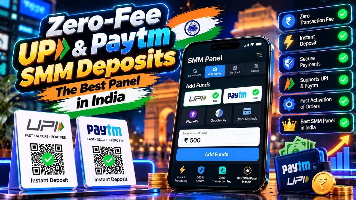 Zero-Fee UPI & Paytm SMM Deposits: The Best Panel in India
