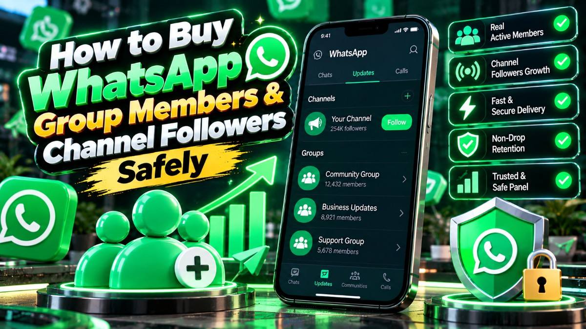 How to Buy WhatsApp Group Members & Channel Followers Safely