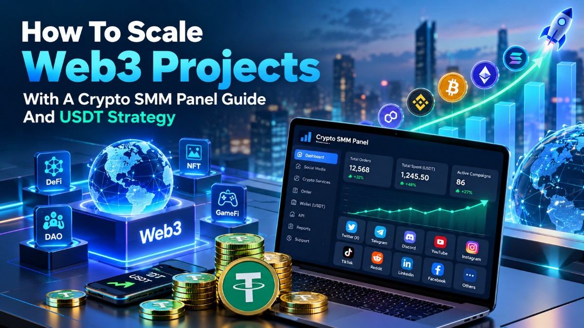 How To Scale Web3 Projects With A Crypto SMM Panel Guide And USDT Strategy