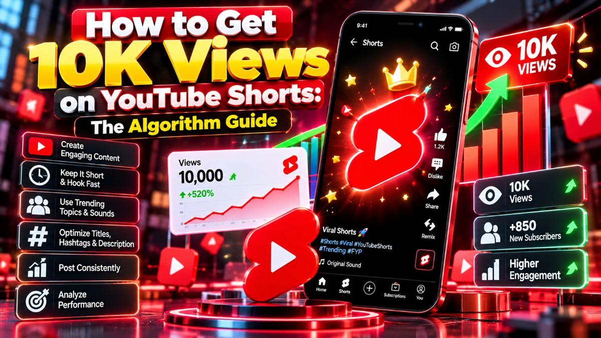 How to Get 10k Views on YouTube Shorts: The Algorithm Guide
