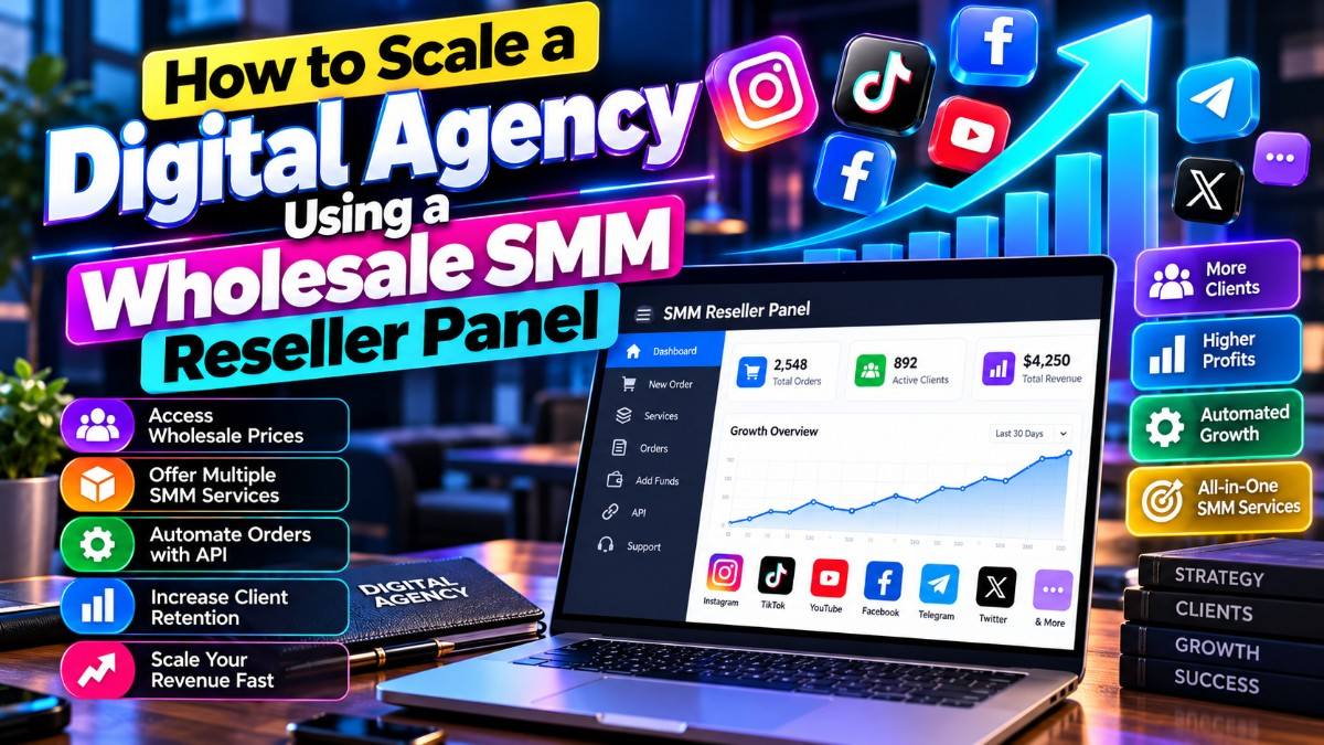 How to Scale a Digital Agency Using a Wholesale SMM Reseller Panel