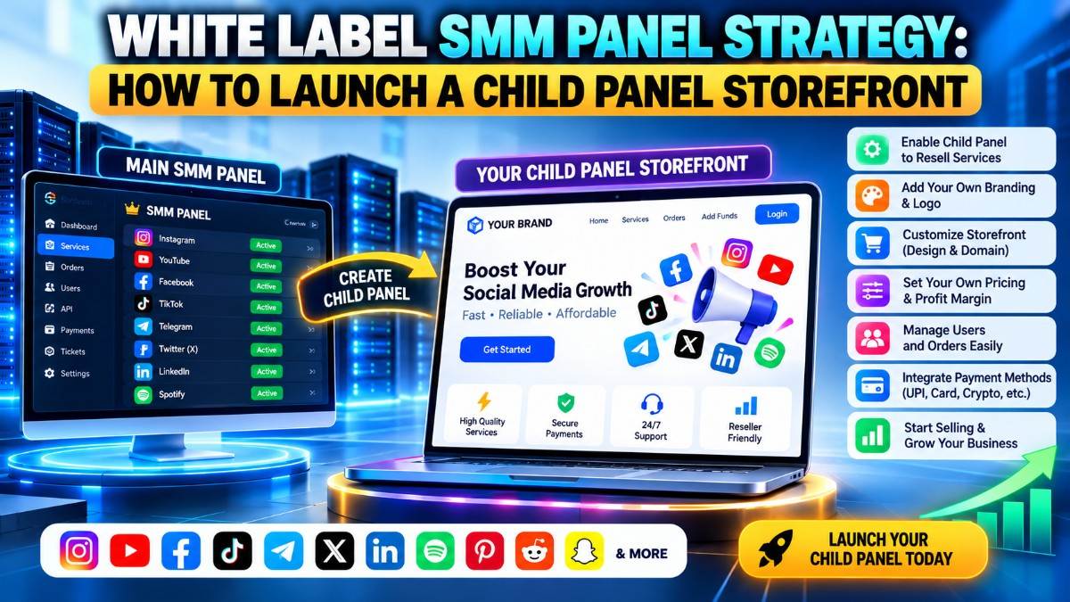 White Label SMM Panel Strategy: How To Launch A Child Panel Storefront