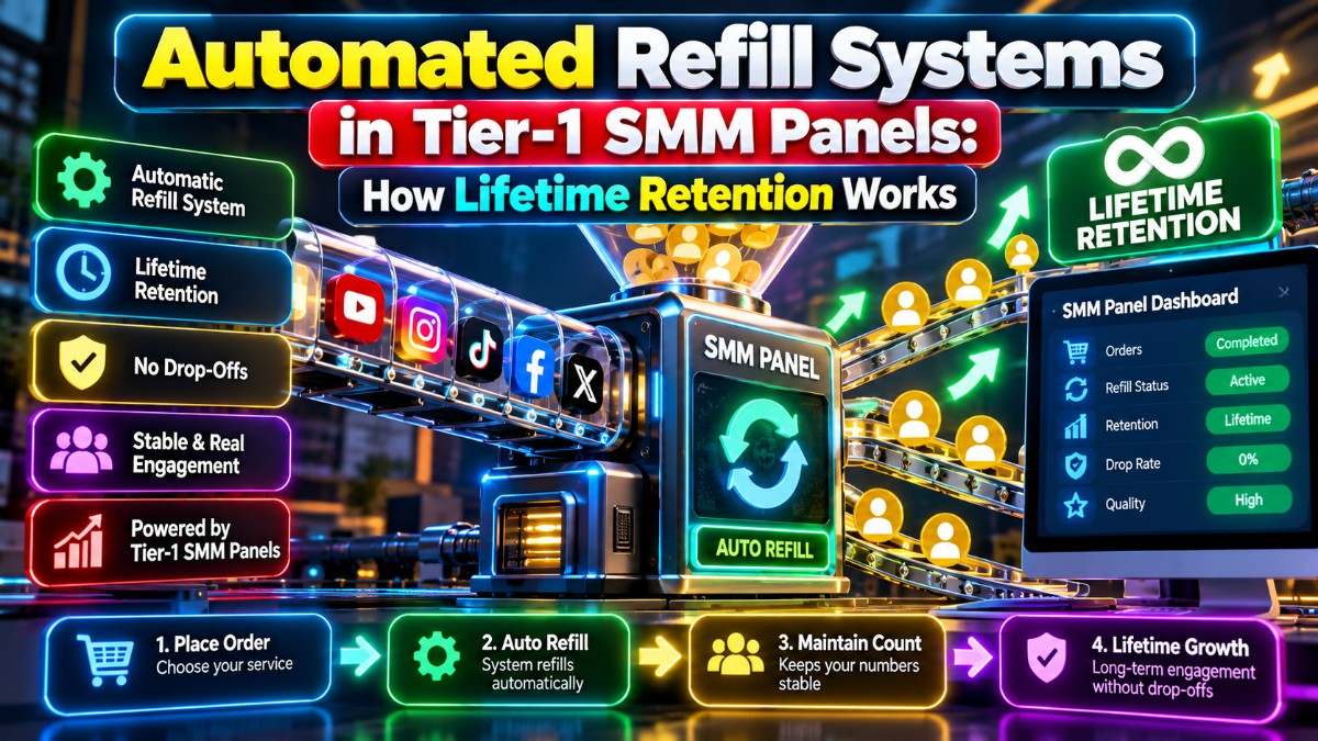 Automated Refill Systems in Tier-1 SMM Panels: How Lifetime Retention Works