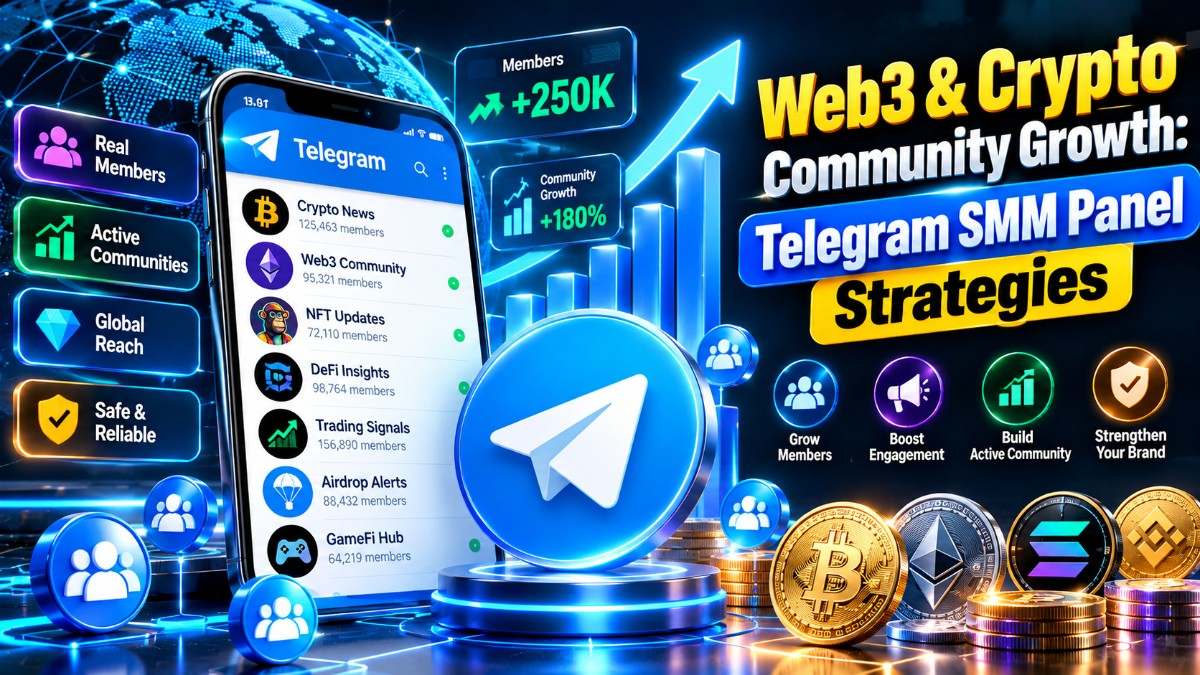 Web3 & Crypto Community Growth: Telegram SMM Panel Strategies