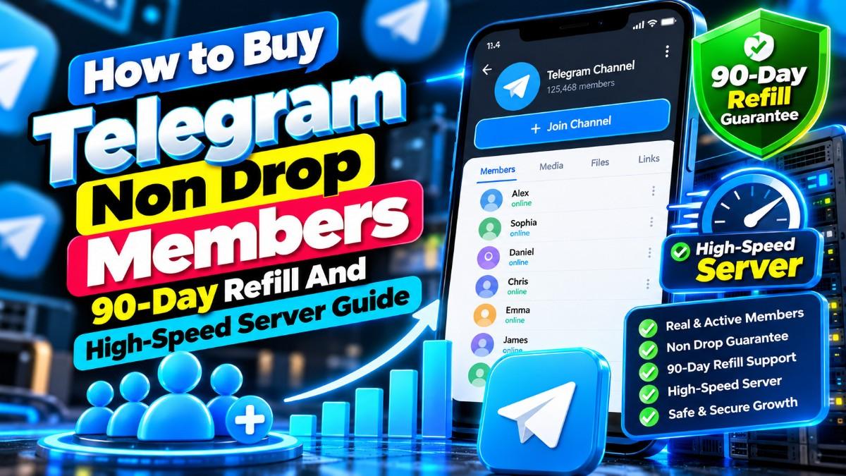 How to Buy Telegram Non Drop Members: 90-Day Refill And High-Speed Server Guide