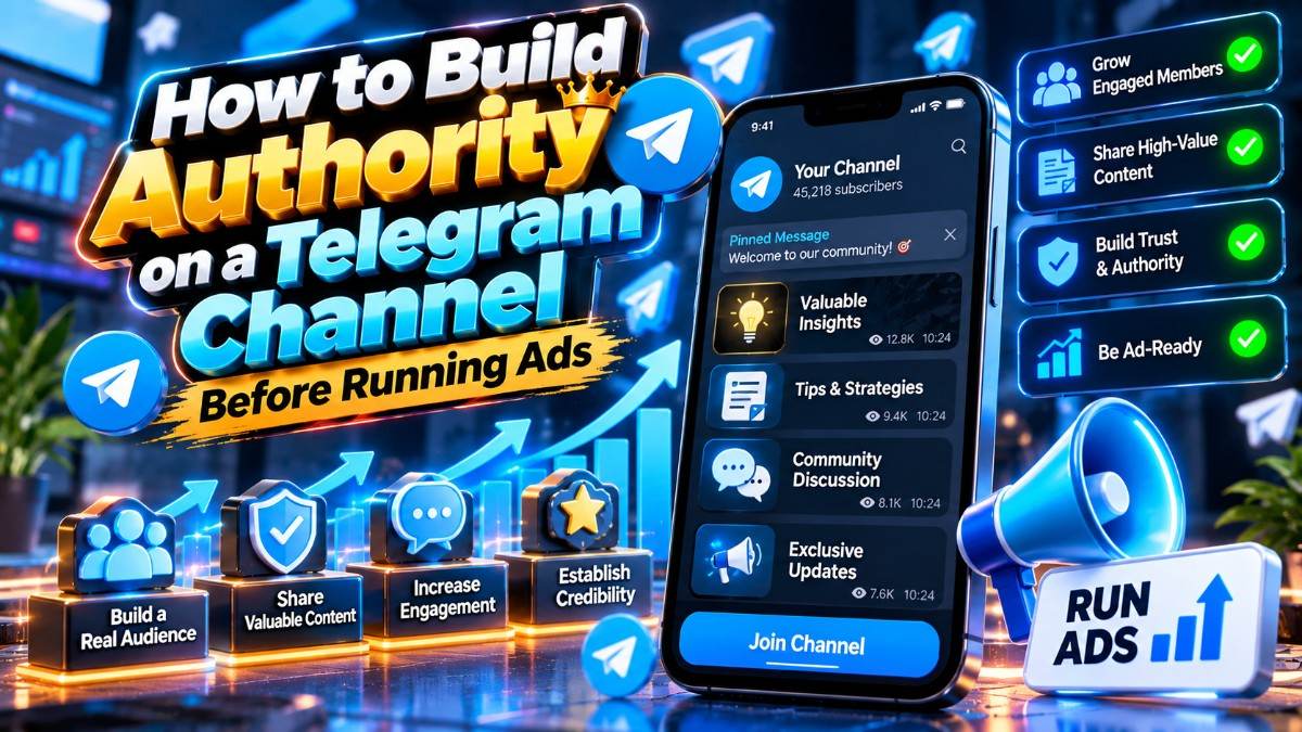 How to Build Authority on a Telegram Channel Before Running Ads
