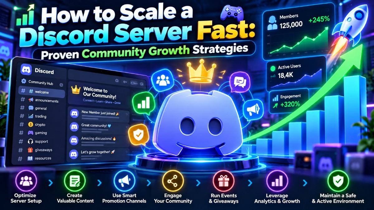 How to Scale a Discord Server Fast: Proven Community Growth Strategies