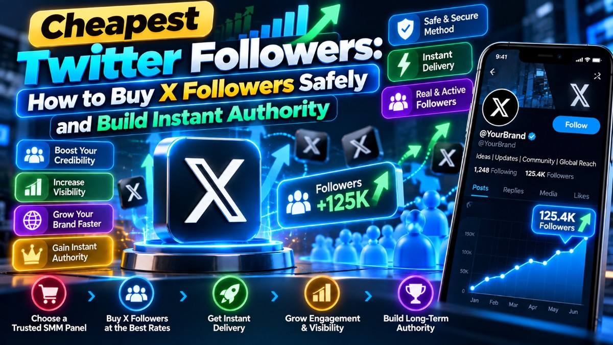 Cheapest Twitter Followers: How to Buy X Followers Safely and Build Instant Authority