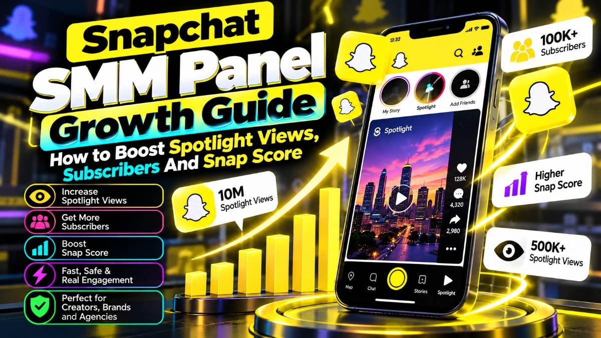Snapchat SMM Panel Growth Guide: How to Boost Spotlight Views, Subscribers And Snap Score