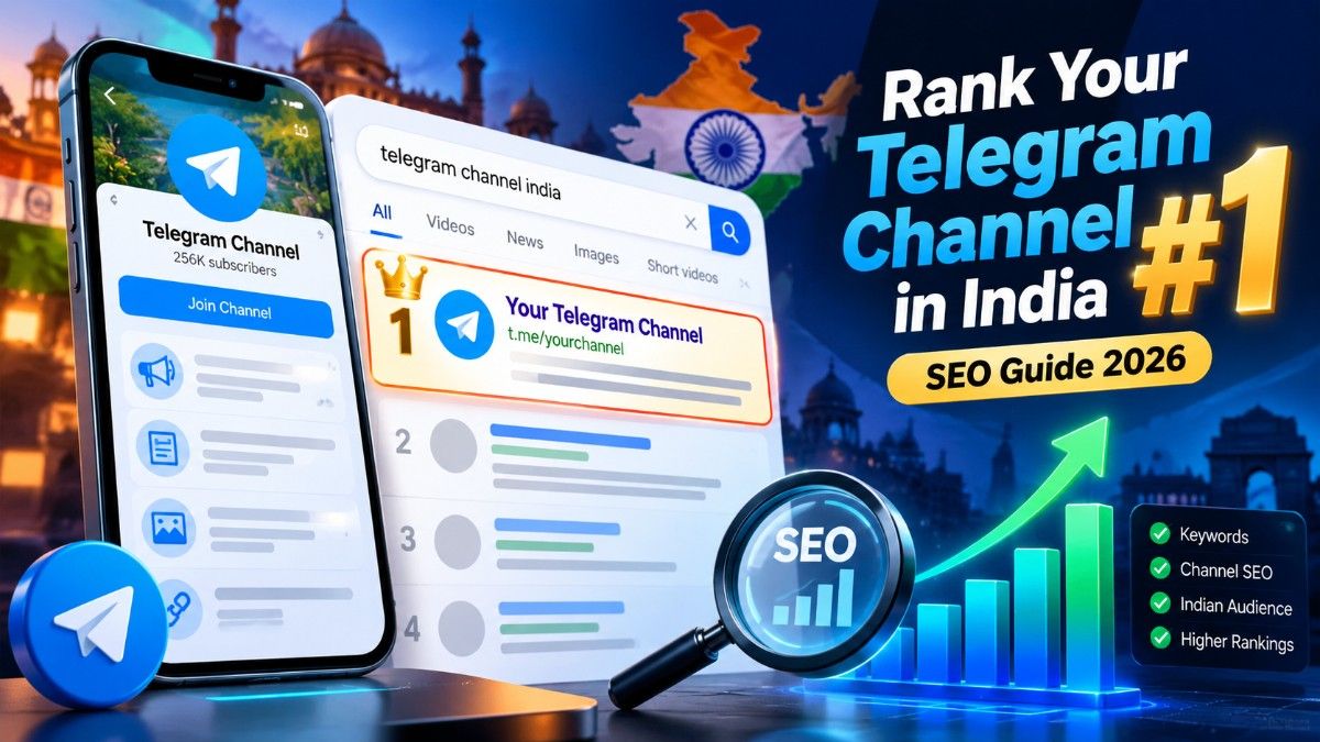 How to Rank Telegram Channel First in Indian Search (2026)