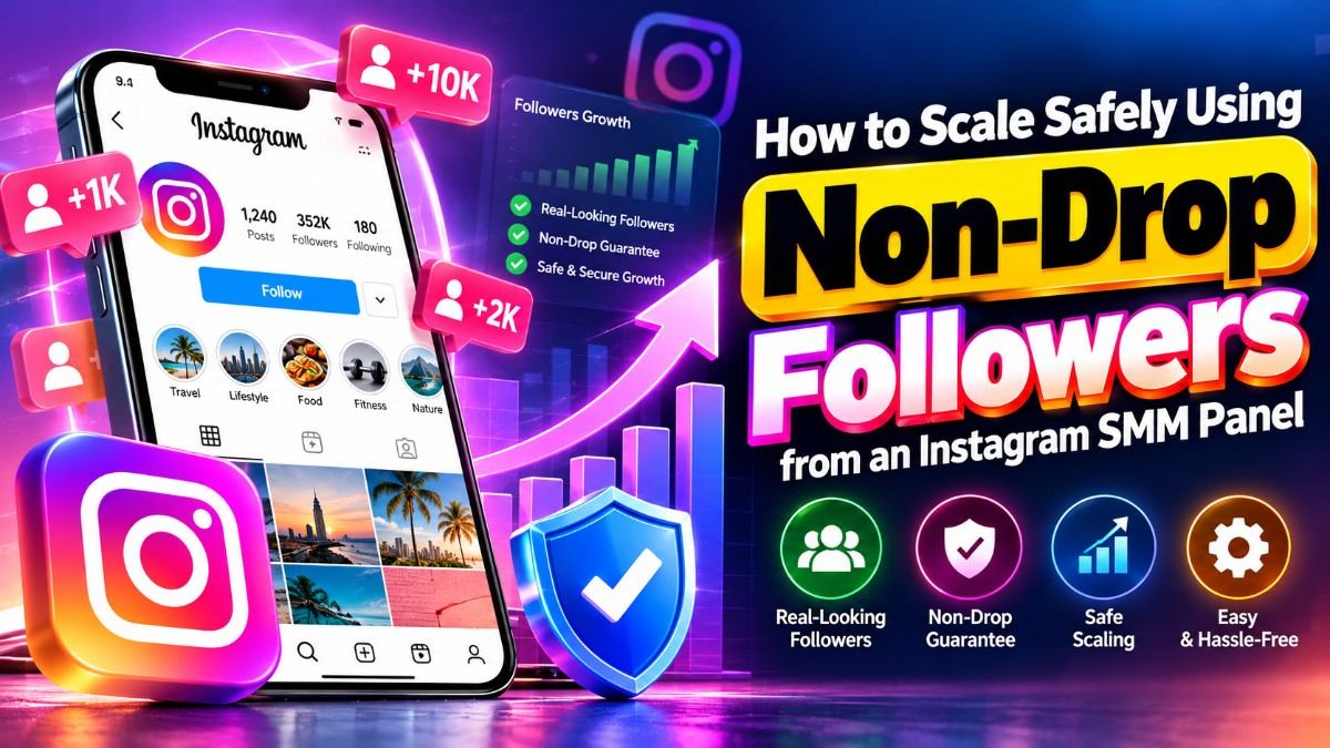 How to Scale Safely Using Non-Drop Followers from an Instagram SMM Panel