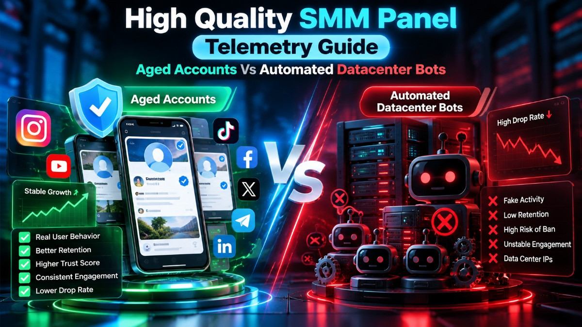 High Quality SMM Panel Telemetry Guide: Aged Accounts Vs Automated Datacenter Bots