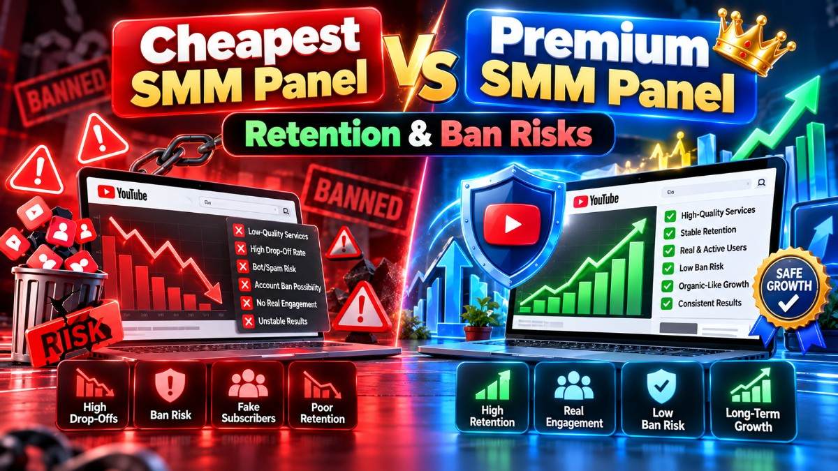 Cheapest SMM Panel vs. Premium SMM Panel: Retention & Ban Risks