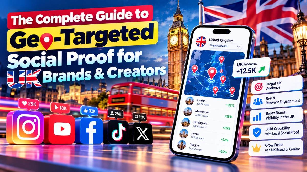 The Complete Guide to Geo-Targeted Social Proof for UK Brands & Creators