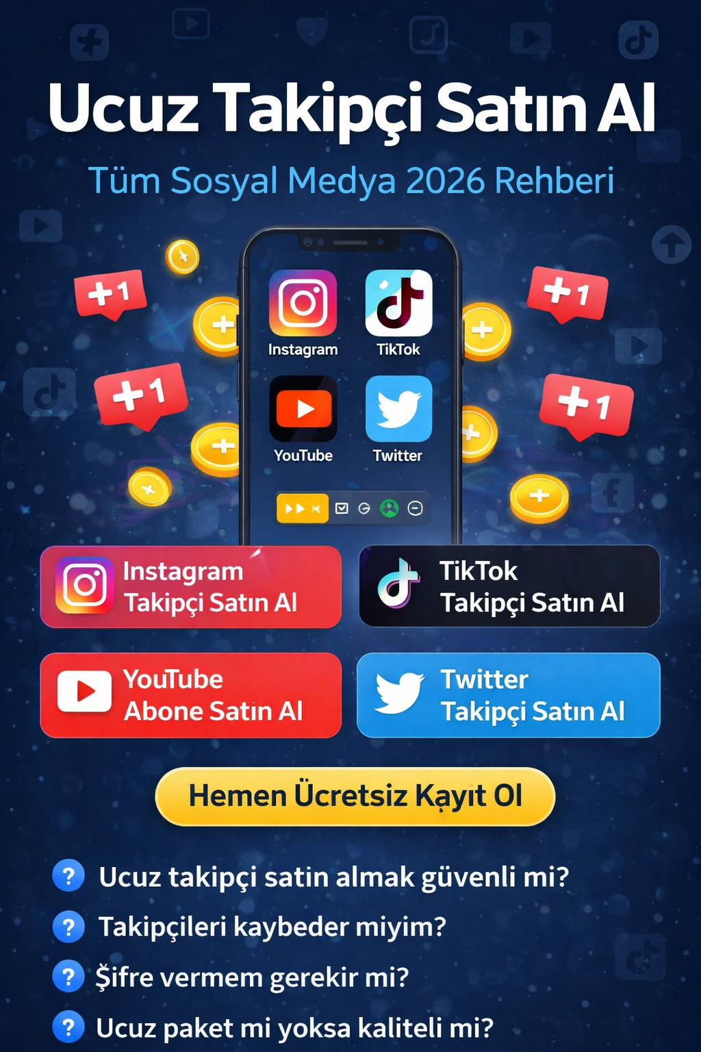 Ucuz Takipçi Satın Al – Tüm Sosyal Medya 2026 Rehberi