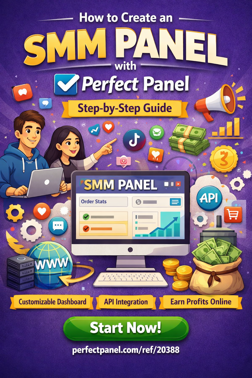 Start your own SMM panel business with Perfect Panel step by step guide for beginners 2026