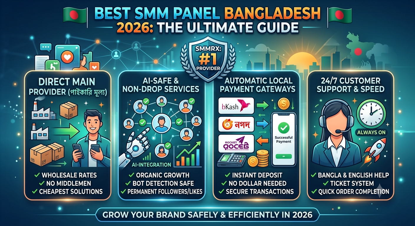 Cheapest SMM Panel Bangladesh 2026 - SMMRX