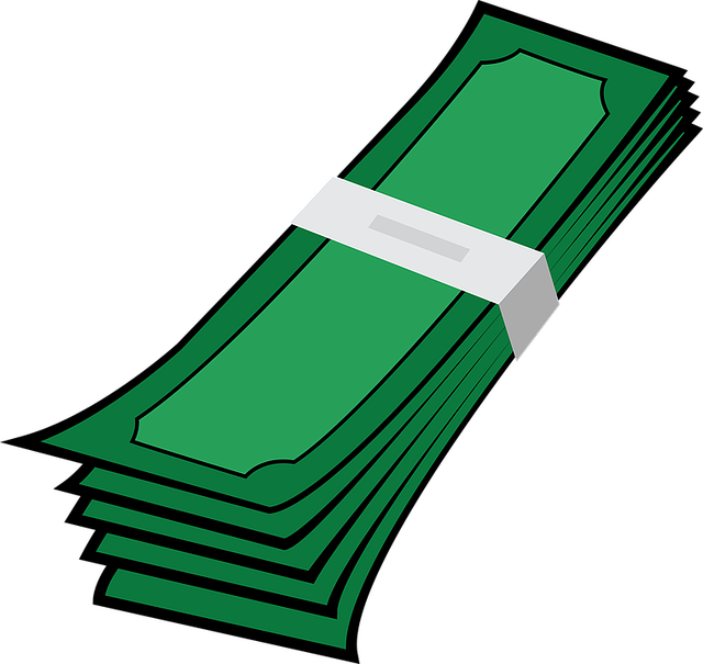 A green money bundle to mention the chepeast price