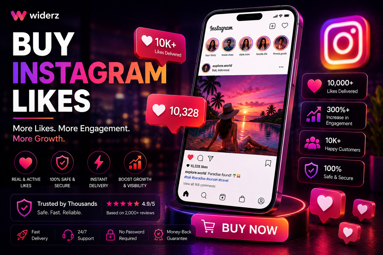 Buy Instagram Likes — Real & Instant