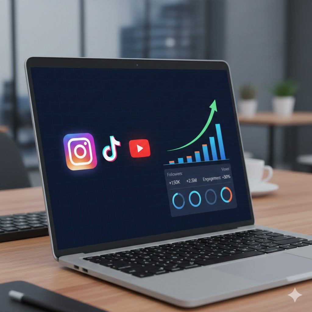 smm panel nedir sosyal medya paneli arayüzü