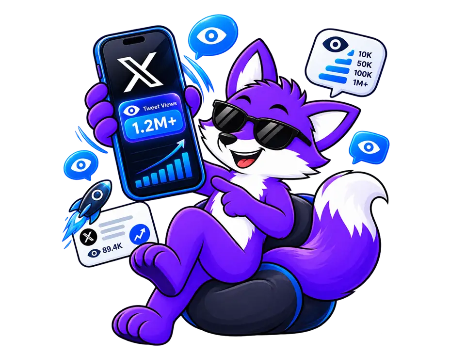 Buy Twitter (X) Tweet Views - real account views delivered to your tweet gradually
