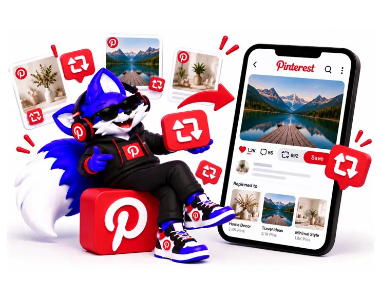 Buy Pinterest Repins
