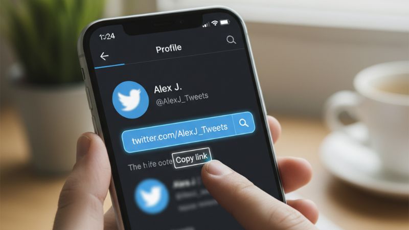 how do you get the link to your twitter?