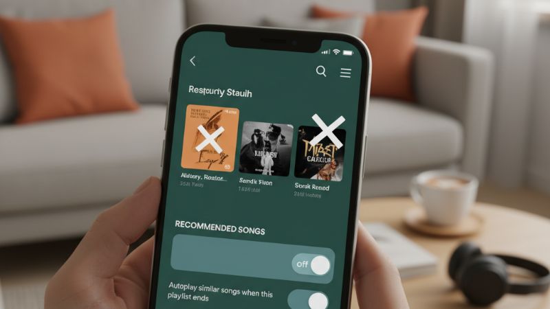How to Make Spotify Stop Playing Recommended Songs?