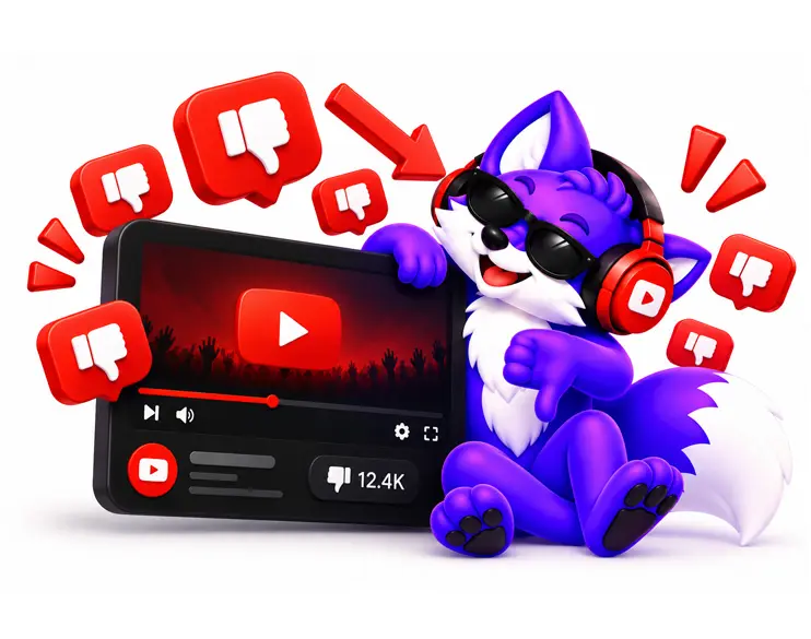 Buy YouTube Dislikes