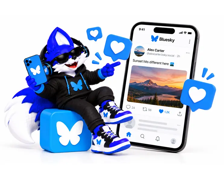 Buy Bluesky Likes