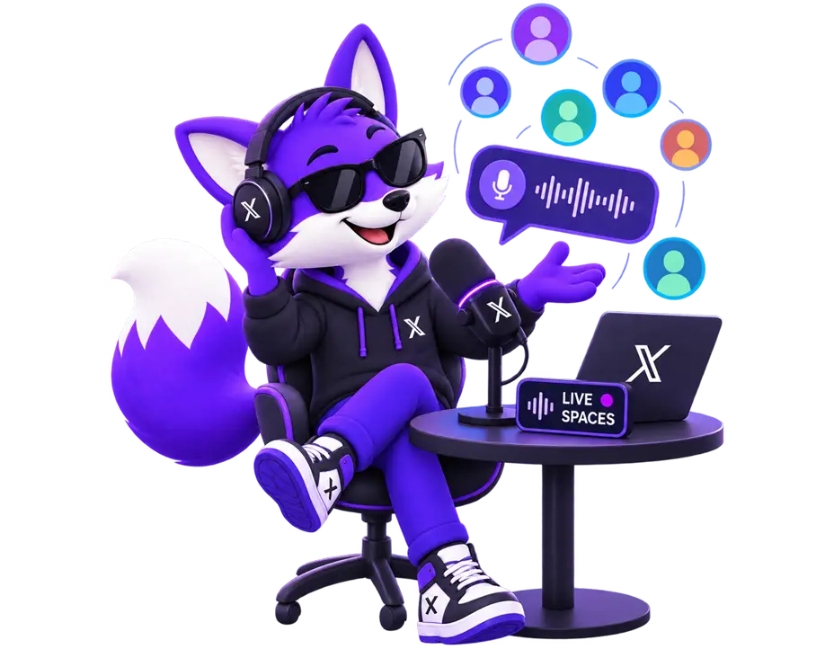 Buy Twitter (X) Space Listeners - real accounts joining a live Twitter Space with an active audience