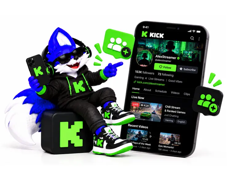 Buy Kick Followers