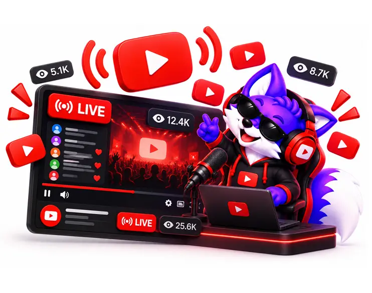Buy YouTube Live Stream Views
