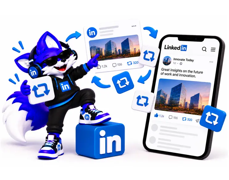 Buy LinkedIn Reposts