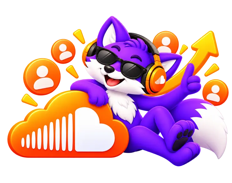 SoundCloud artist profile showing a strong follower count beside the profile photo