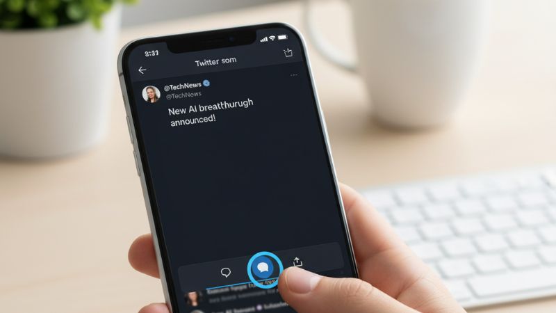 how do you reply to a tweet on twitter?
