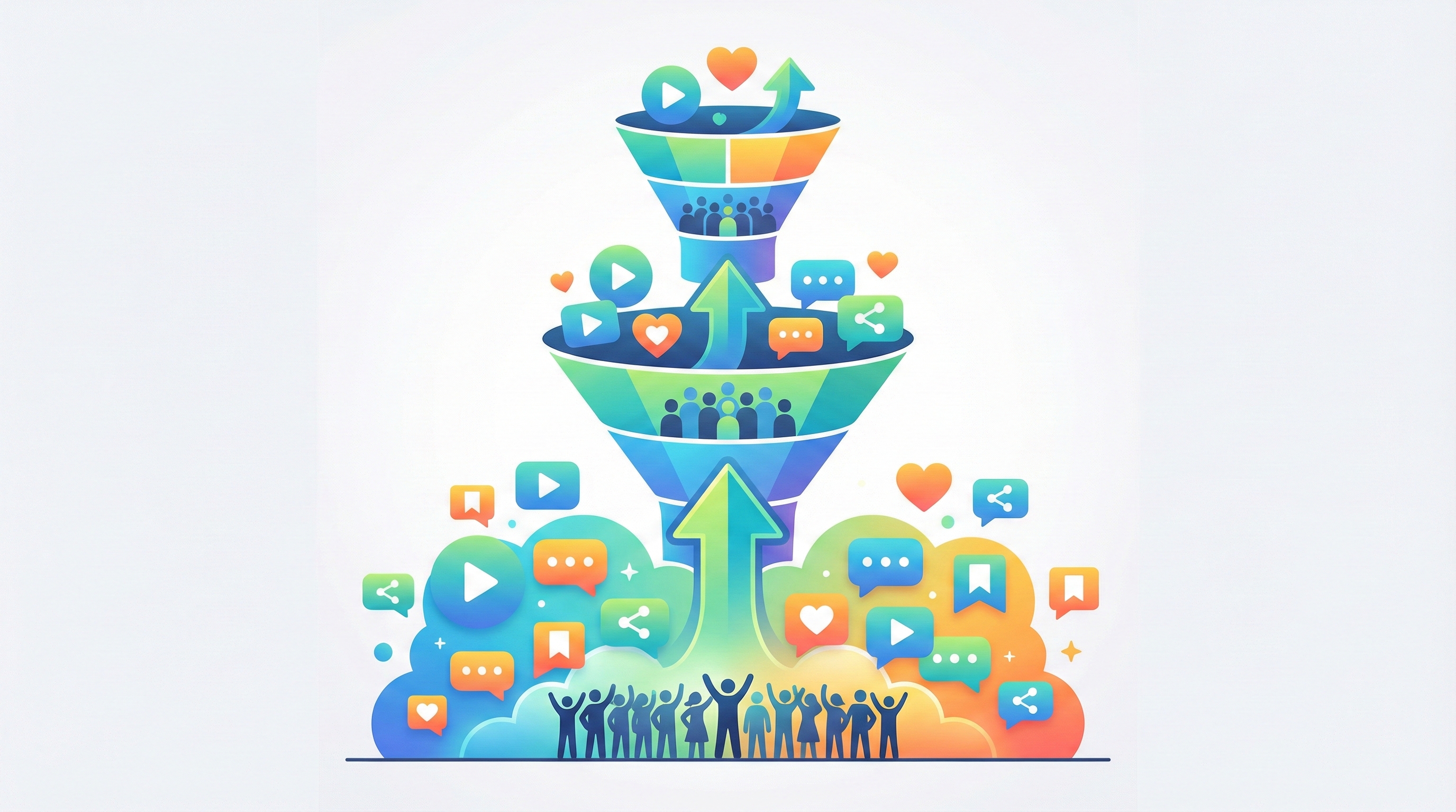 Illustration de la croissance sur TikTok