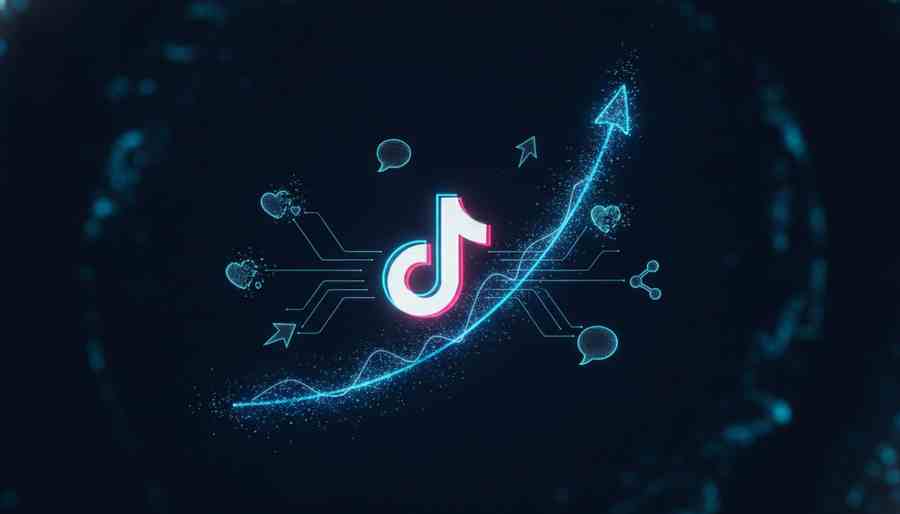 TikTok互动图标转化为增长曲线