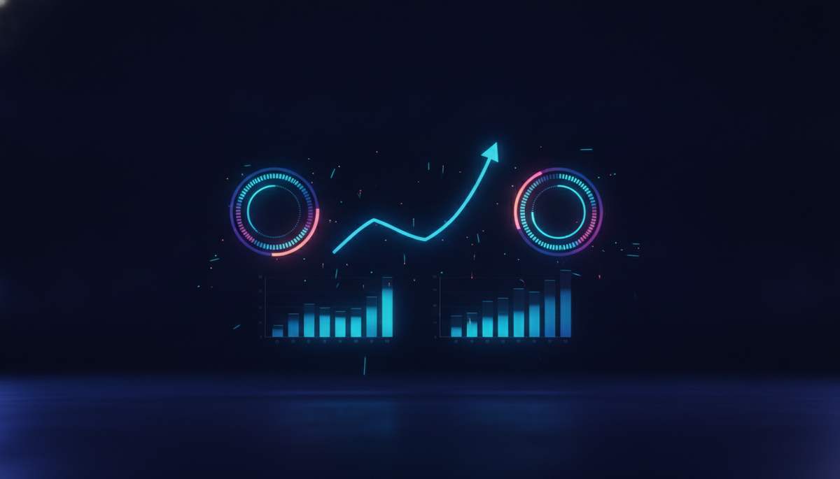 Dashboard der Instagram-Statistiken mit Engagement-Rate