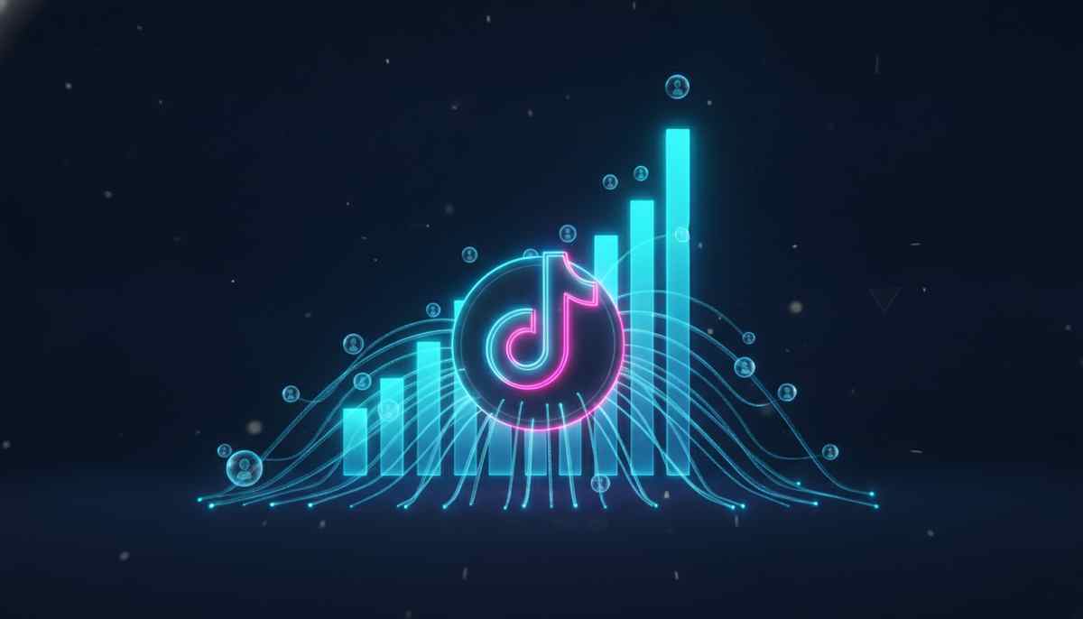 منحنى المشاهدين المباشرين يرتفع خلال بث مباشر على تيك توك