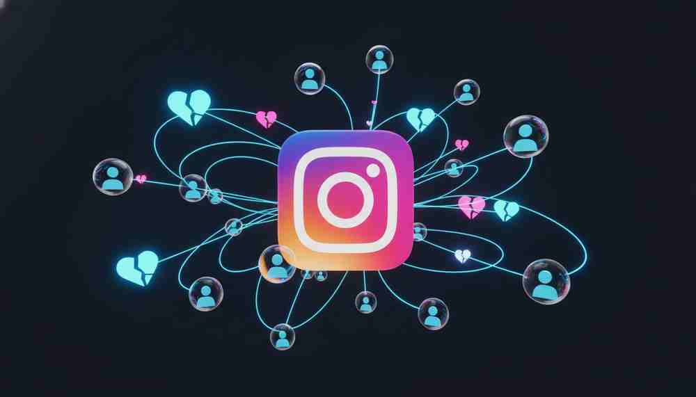 Preuve sociale et reseau d'abonnes autour du logo Instagram