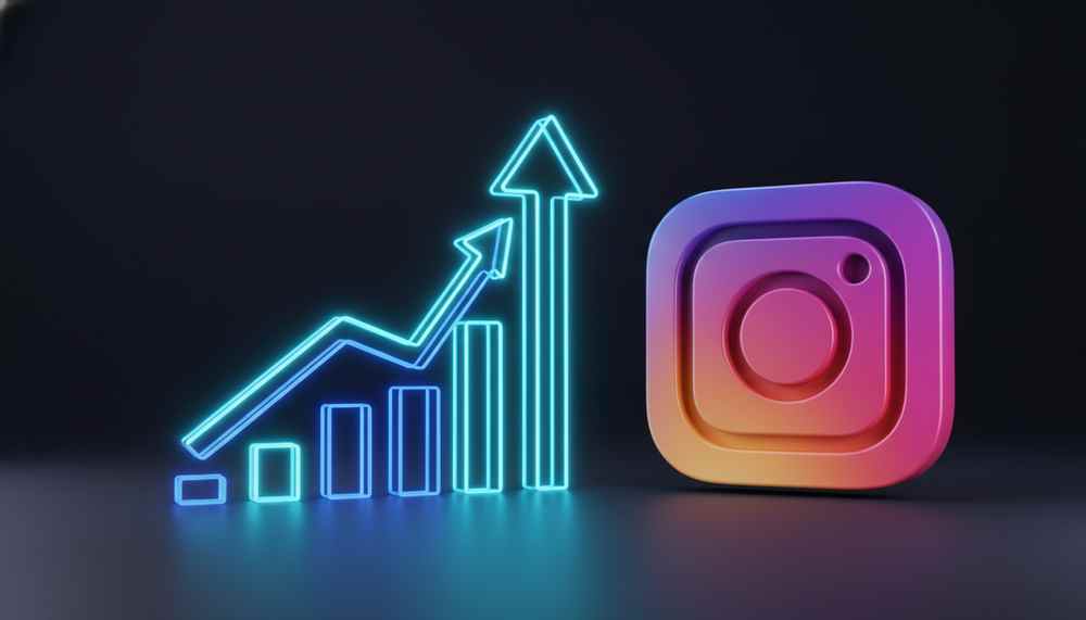 Courbe de croissance des abonnes Instagram dans le temps