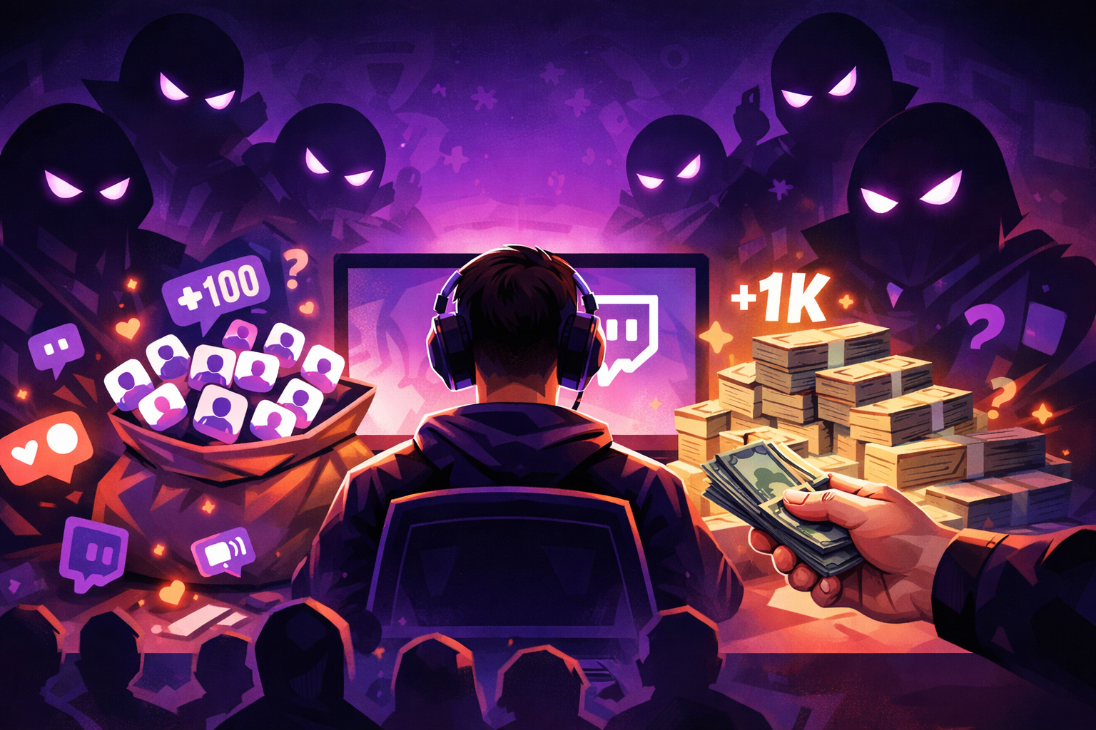 Pourquoi les streamers achètent des followers Twitch ?